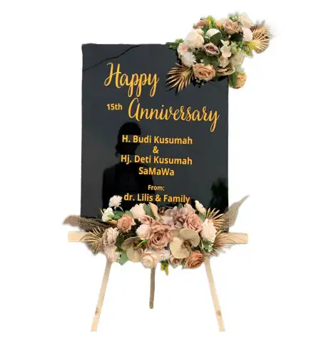 Papan Bunga Akrilik Pasir Kembang