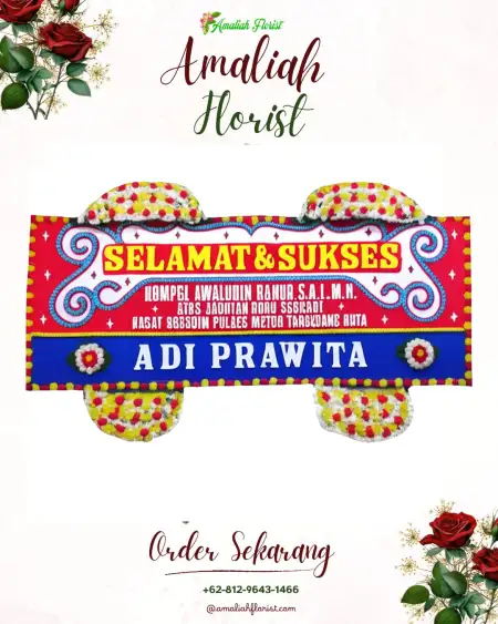 Papan Bunga Ucapan Selamat Pasir Kembang