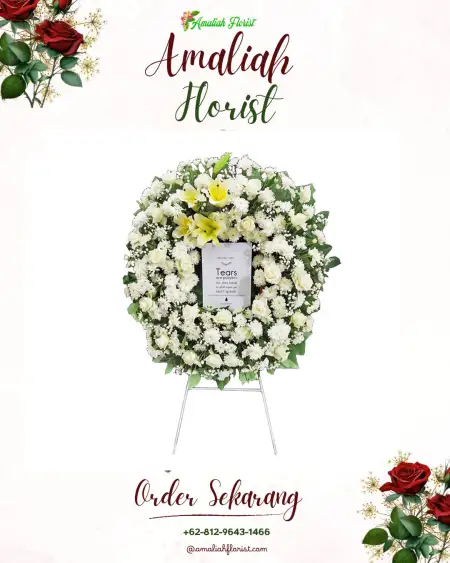 Krans Bunga Duka Pasir Kembang